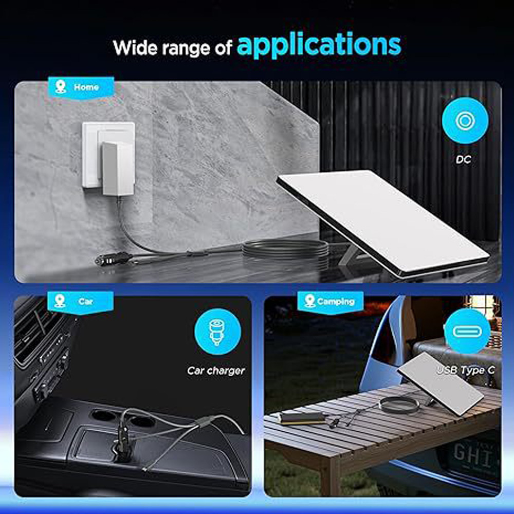 สําหรับ Starlink Mini 3 ใน 1 สายไฟ DC 10FT 100W USB C 12-24V ปลั๊กและ DC ชายสายไฟสําหรับ Starlink Mini - รูปที่ 2