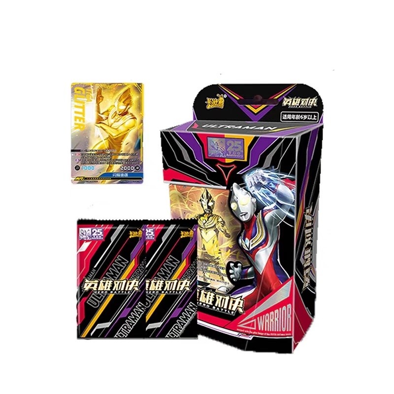 [Peng] Card Tour การ์ดประลองฮีโร่อุลตร้าแมนแท้ Tiga 25th Anniversary Competitive Battle Card ทั้งกล่องหายาก
