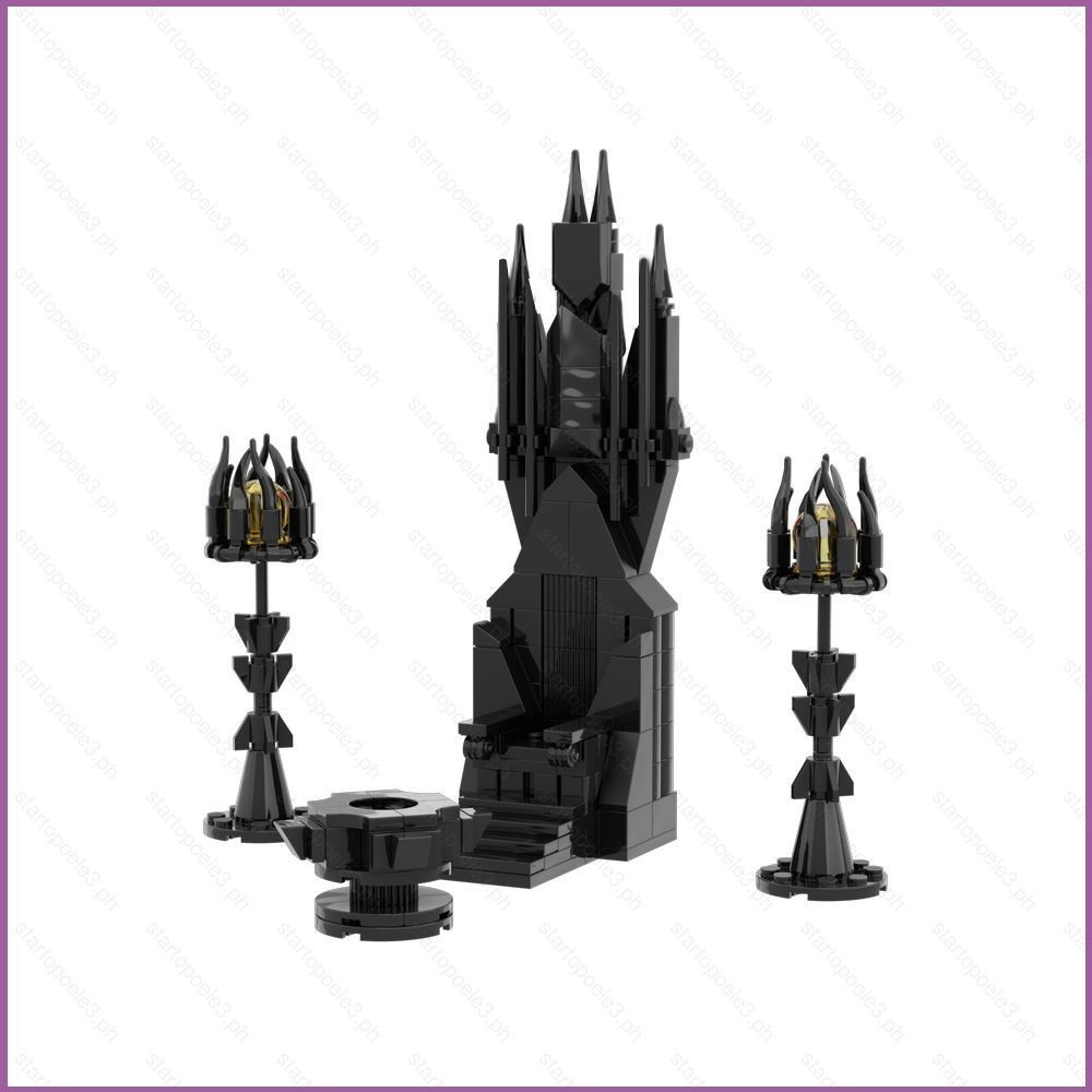 Ellen the Lord of the Rings building block Saruman Thrones ตุ๊กตาของเล่นสําหรับเด็กคอลเลกชันเครื่องป