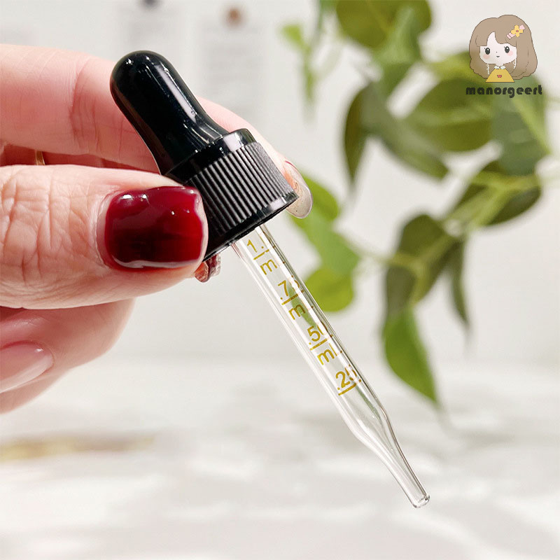 [LO] ขวดดรอปเปอร์ขนาด 5 มล.-100 มล. พร้อมสเกล Reagent Eye Drop Amber Glass ขวดปิเปตเหลวขวดรีฟิล Travel TH