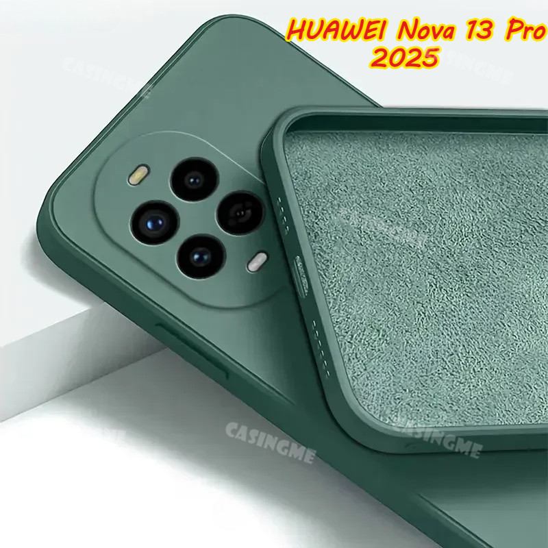 Huawei Nova 13 Pro Soft Square ซิลิโคนเหลว Silm สําหรับ Huawei Nova 13 Nova13Pro 13Nova 13Pro Nova 1