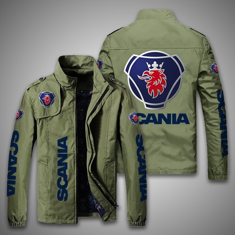 【Scania】Men's Spring and Autumn Jacket | Thin Stand Collar Outdoor Windproof Jacket R450 R560 G440 R