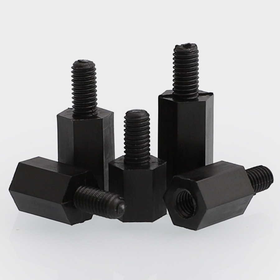 สีดําหัวเดียวคอลัมน์ไนลอน/คอลัมน์การแก้ปัญหาคอลัมน์สนับสนุน M2/M2.5/M3/M4/M5/M6