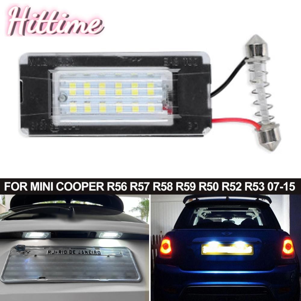 Hittime 1PC รถ Canbus LED จํานวนใบอนุญาตแผ่นสําหรับ Mini Cooper R56 R57 R58 R59 R50 R52 R53 07-15 G1