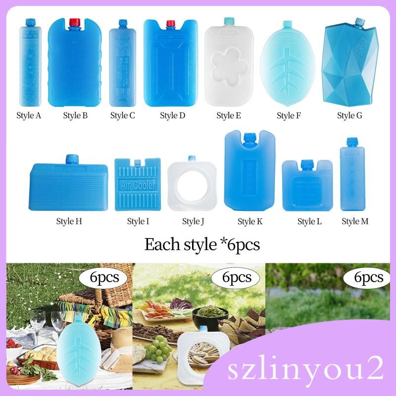 [ซลินยู2] 6 ชิ้นเดินทางบล็อกนํามาใช้ใหม่แพ็คสําหรับกลางแจ้งบ้าน