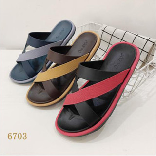 รองเท้าแตะแฟชั่นกลางแจ้งแบบสีตัดกัน - เหมาะสำหรับผู้ชายและผู…