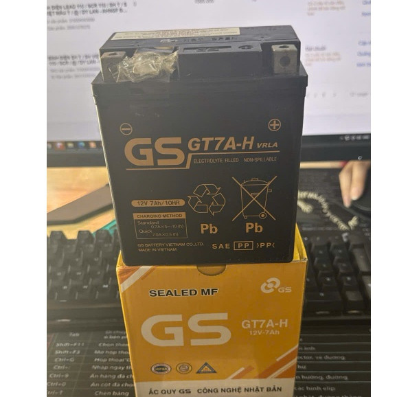 SH ITALY POWER TANK / PS / DYLAN / LEAD 110 (12V 6AH) - เฉพาะ ACCORDING TO SHOPE STANDARDS