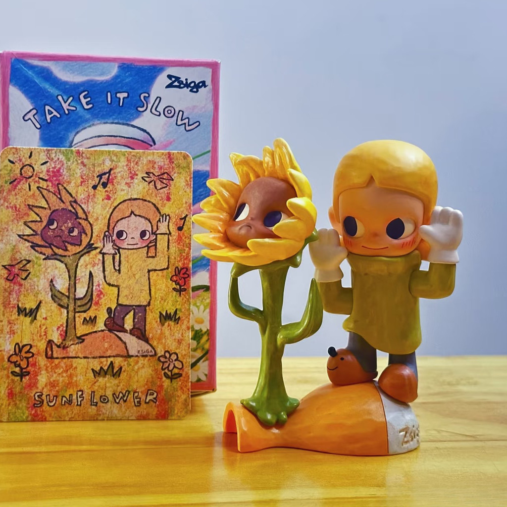 ของแท้Zsiga Take It Slow Series Secret Figure & Set 12 ออกแบบตุ๊กตาเครื่องประดับของขวัญ