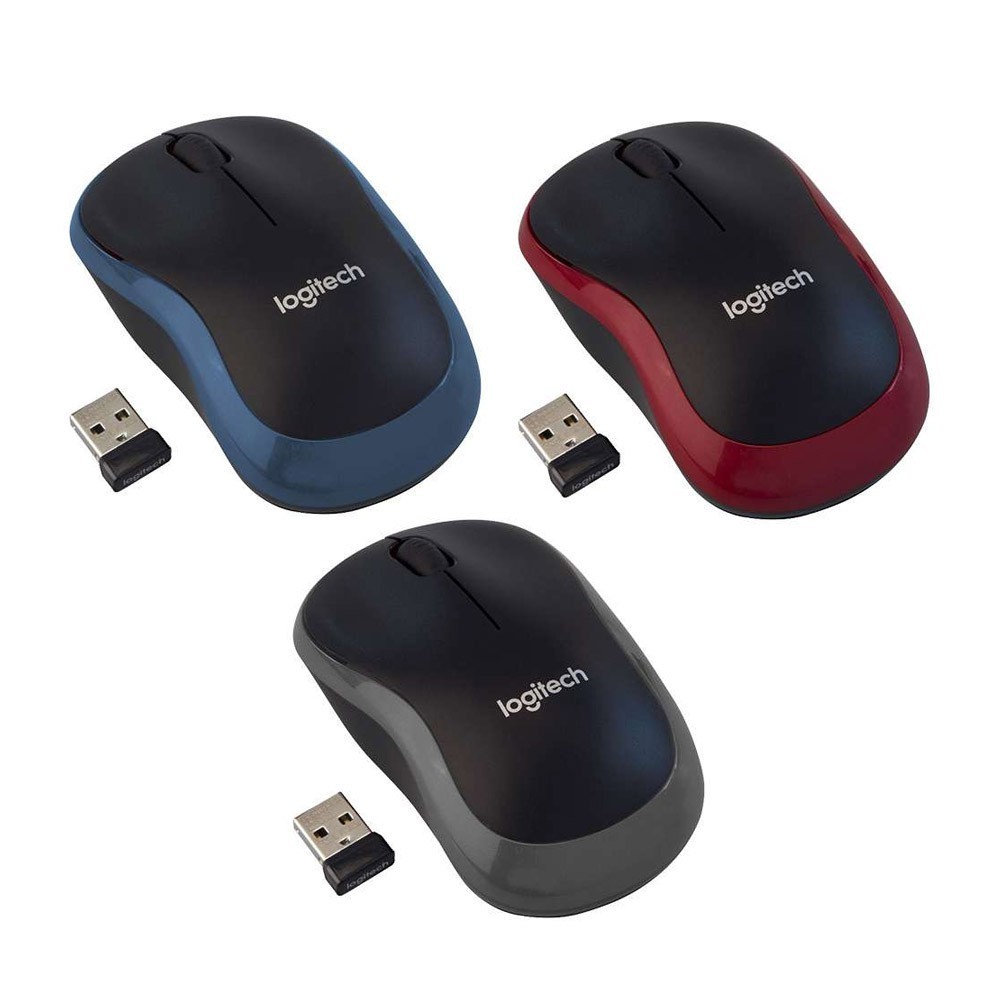 Logitech Wireless Mouse M185 เมาส์ไร้สาย USB Wireless 2.4 GHz รับสัญญาณได้ไกล 10 เมตร รับประกัน 3 ปี รูปที่ 4
