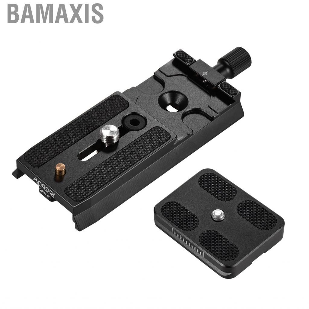 Bamaxis แผ่นรีลีย์ Quick Qual QR Aluminum Alloy พร้อมสกรู 1/4 นิ้ว 3/8 ที่เข้ากันได้กับ 501HDV/701HD