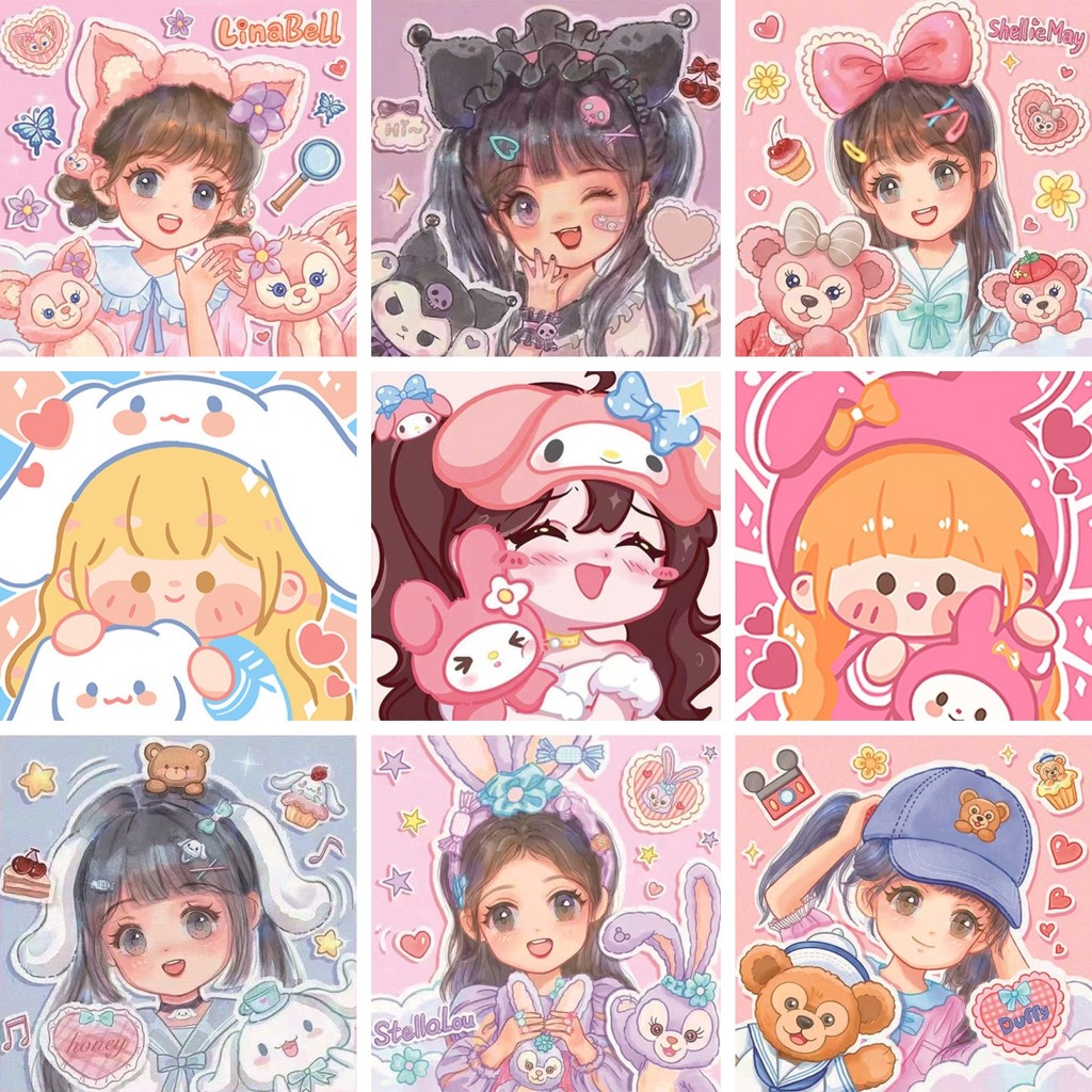 ระบายสีตามตัวเลข 20X20ซม ขึงเฟรมไม้พร้อมอุปกรณ์ ขนาด ฝึกสมาธิ ของขวัญ DIY ภาพวาดสีน้ำมันดิจิตอลใส่กรอบ