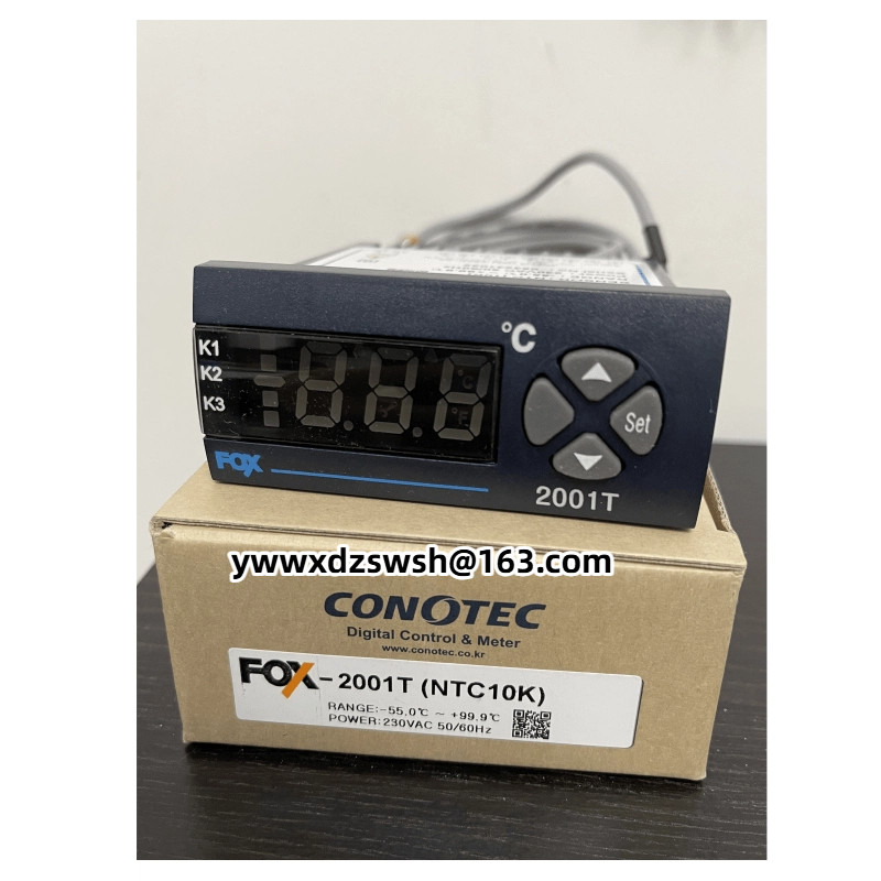 FOX-2001 Thermostat Korea CONOTEC เครื่องควบคุมอุณหภูมิ FOX-2001D FOX-2001T รุ่น FOX-2001 FOX-2001F 