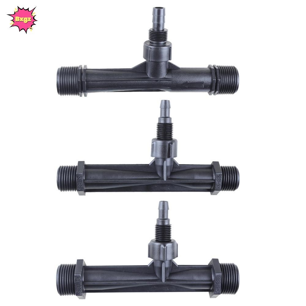 INNICE Venturi หัวฉีดปุ๋ย, 1/2 "3/4" 1" การเกษตรท่อน้ํา Emitter, สีดําอ่างน้ําร้อนสปา Garden ชายด้ายโอโซนหัวฉีด