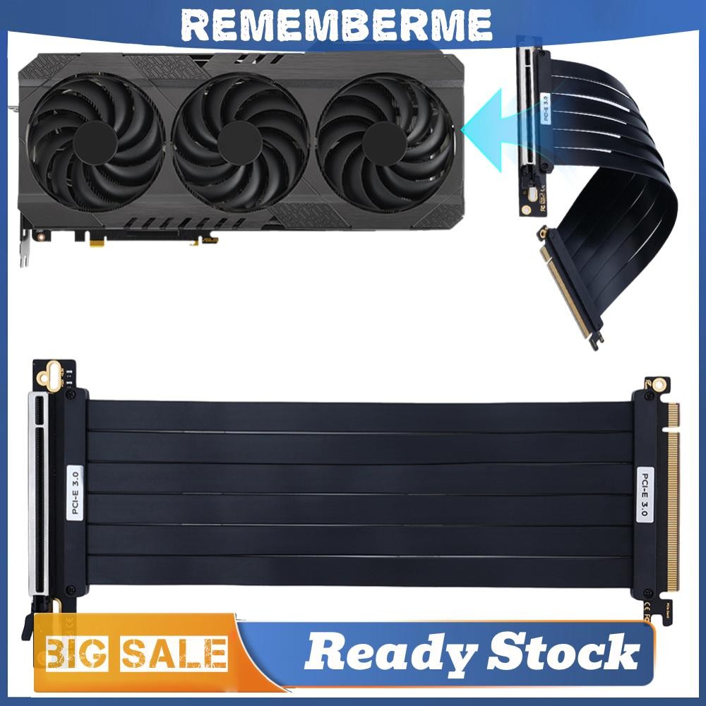 PCI-E 3.0 Riser Cable 90 องศา PCIe 3.0 X16 การ์ด Extender ยืดหยุ่นความเร็วสูง