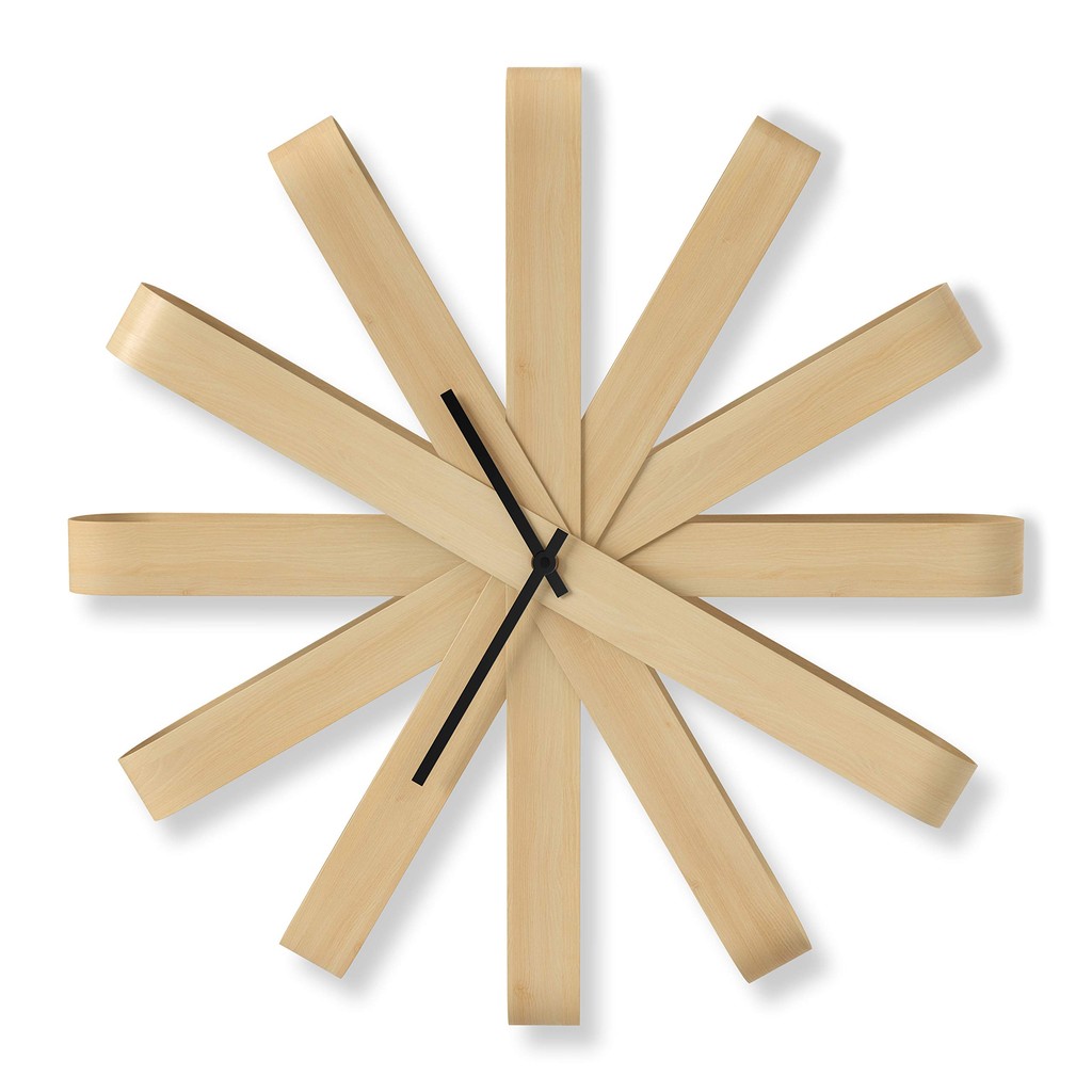 umbra RIBBON WALL CLOCK Black