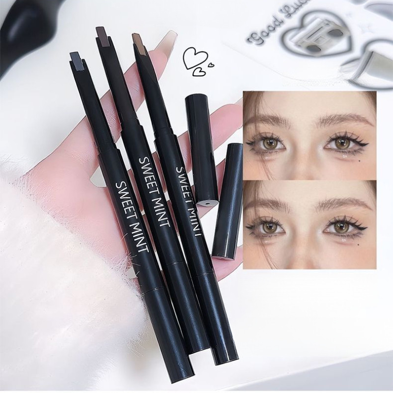 SWEET MINT Eyebrow Pencil ดินสอเขียนคิ้ว ดินสอเขียนคิ้วอัตโนมัติ กันน้ําและกันเหงื่อ ติดทนนาน ธรรมชาติ
