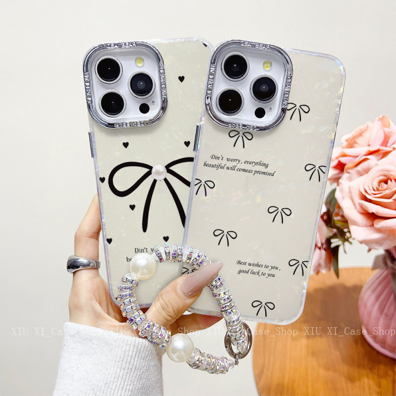 🌷เข้ากันได้กับ ไอโฟน16 ไอโฟน 15 Pro Max iPhone 13 ไอโฟน11 X XS XR กรณีโทรศัพท์น่ารัก เคสไอโฟน13 เคสไ