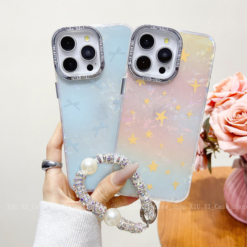 🌷เข้ากันได้กับ ไอโฟน16 ไอโฟน 15 Pro Max iPhone 13 ไอโฟน11 X XS XR กรณีโทรศัพท์น่ารัก เคสไอโฟน13 เคสไ