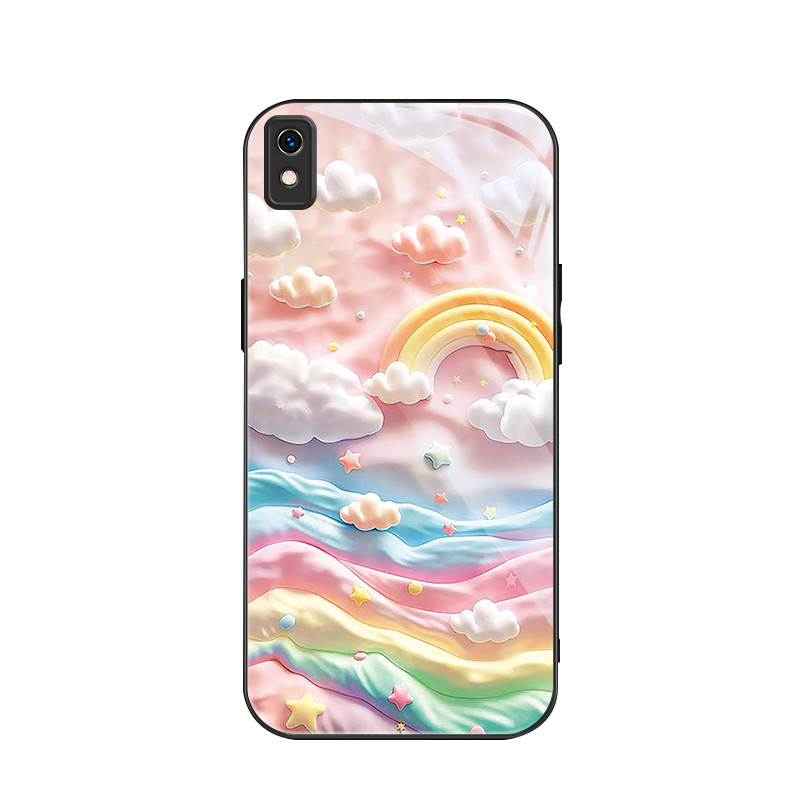 สําหรับ Samsung Galaxy A10/ Samsung A10 4G , Cloud Rainbow, บุคลิกภาพอินเทรนด์, เคสป้องกันโทรศัพท์ป้