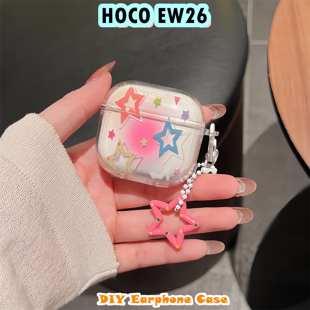 【Case Home】นําไปใช้กับ HOCO EW26 เคส Case เคสหูฟัง DIY การ์ตูนตลก ซิลิโคนนุ่ม เคส เคสหูฟัง