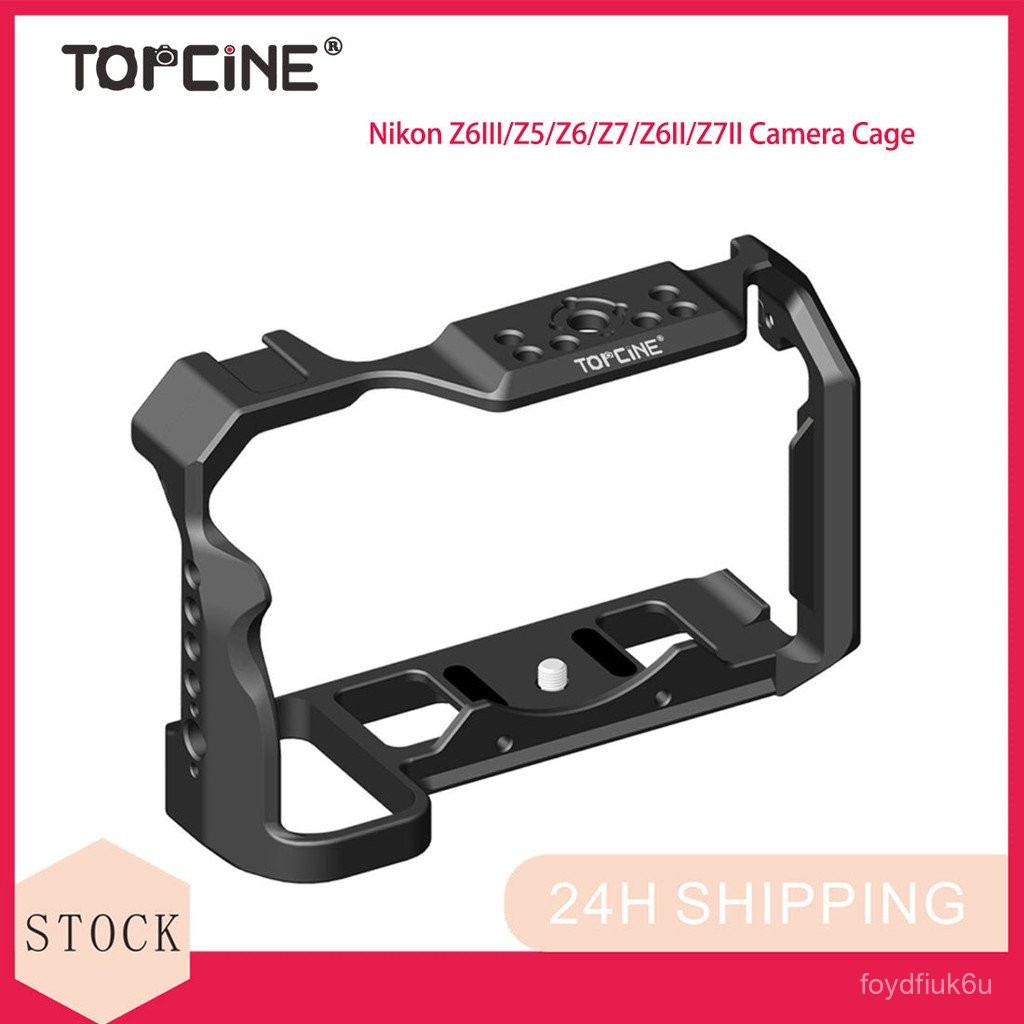 Z6III Camera Cage Compatible for Nikon Z6III/Z5/Z6/Z7/Z6II/Z7II Cage with Builin Arca Plate Cole Sho