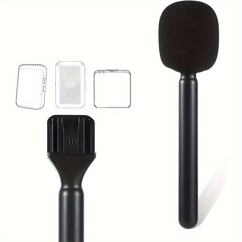 อะแดปเตอร์มือถือไมค์ไร้สายพร้อมโล่ร่าง-ขั้วต่อ XLR สําหรับ DJI Mic 1/2/GO II Rode GO Comica BoomX-D2