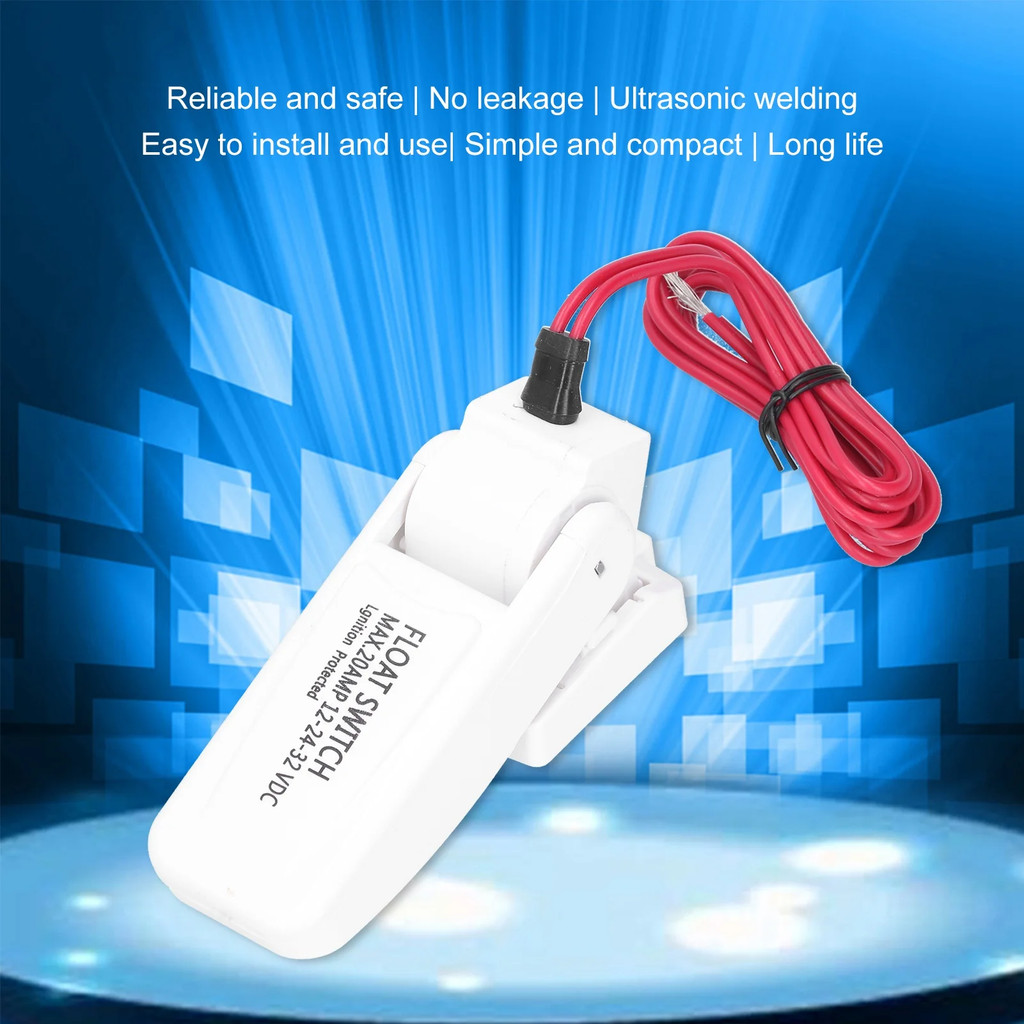 สวิตช์ลอยกึ่งอัตโนมัติสวิตช์ลอย bilinge ปั๊มเรือลอยสวิตช์บอล DC32V/24V/12V