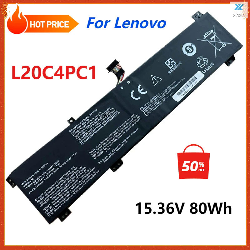 L20C4PC1 L20D4PC1 L20M4PC1แบตเตอรี่แล็ปท็อปสำหรับ Lenovo Legion 5 Pro-16ACH6 5-15ITH6H Legion 7-16AC