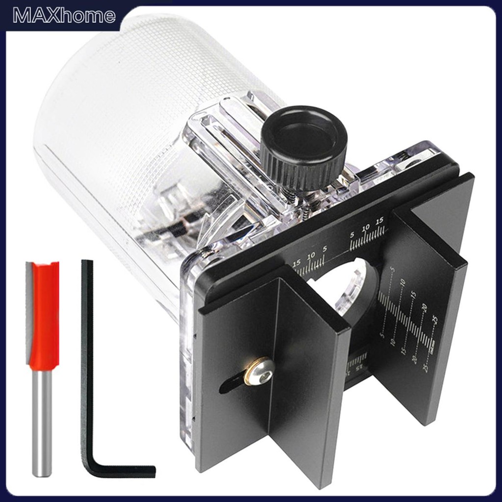 Compact Router Bracket ไม้ปาล์ม Router เครื่องมือฐานไฟฟ้า Trimming Bracket สําหรับ Slotting Trimming SHOPTKC1834