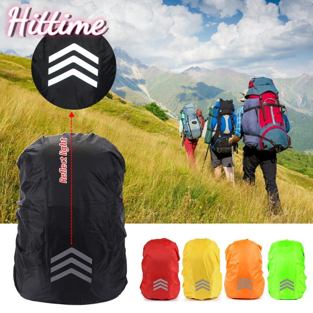 Hittime 18-45L กลางแจ้งสะท้อนแสงกระเป๋าเป้สะพายหลัง Rain Cover ขี่จักรยานเดินป่าปีนเขากระเป๋ากันน้ํา Rain Cover H6Q5