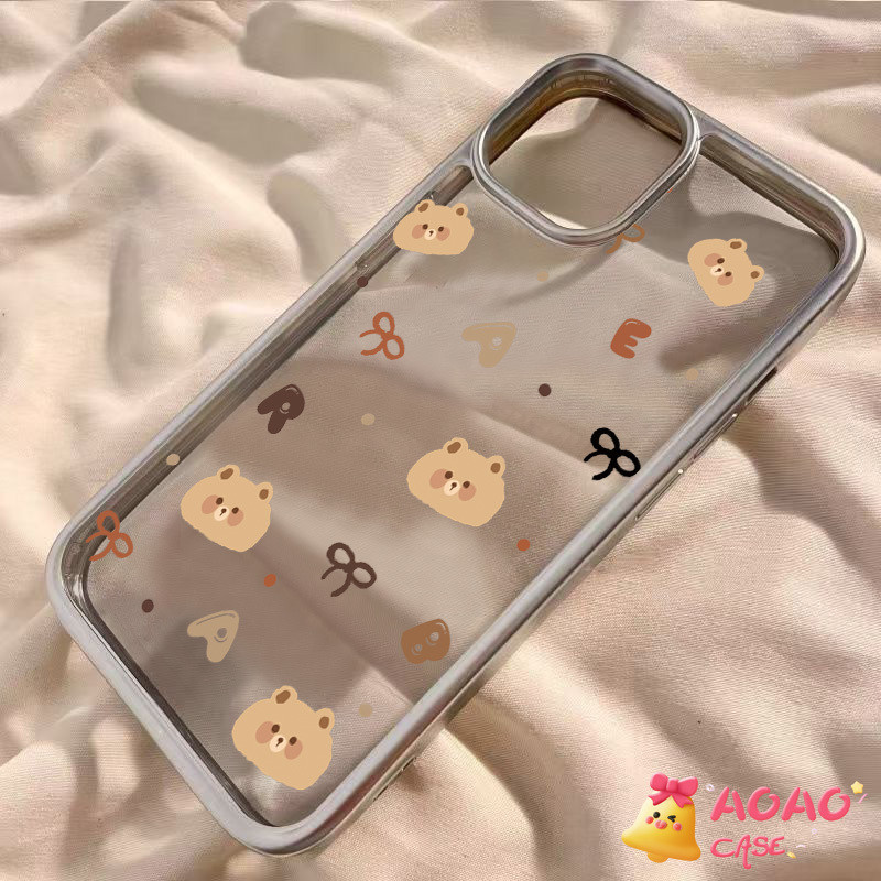 การ์ตูนน่ารักหมีสร้อยข้อมือโปร่งใส เคสiPhone 16 13 11 15 14 12 Pro Max 7Plus 8Plus XR 16 7 8 15 14 Plus X XS MAX SE 2020 - รูปที่ 6