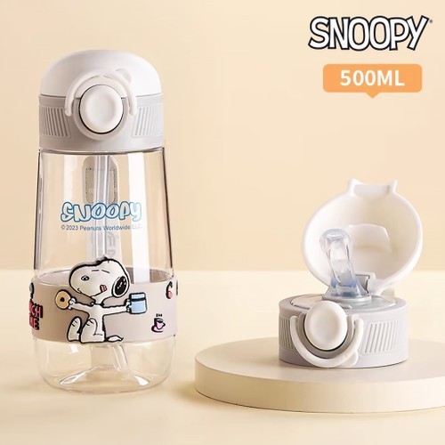 ขวดน้ําดื่มสําหรับเด็ก Snoopy Tritan ขนาด 500 มล