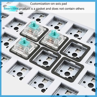 UTZN> 120 ชิ้น Poron IXPE EVA Pad สําหรับ Hot Swappable Mechanical Keyboard ลดเสียงรบกวน Mute แผ่นโฟมใหม่