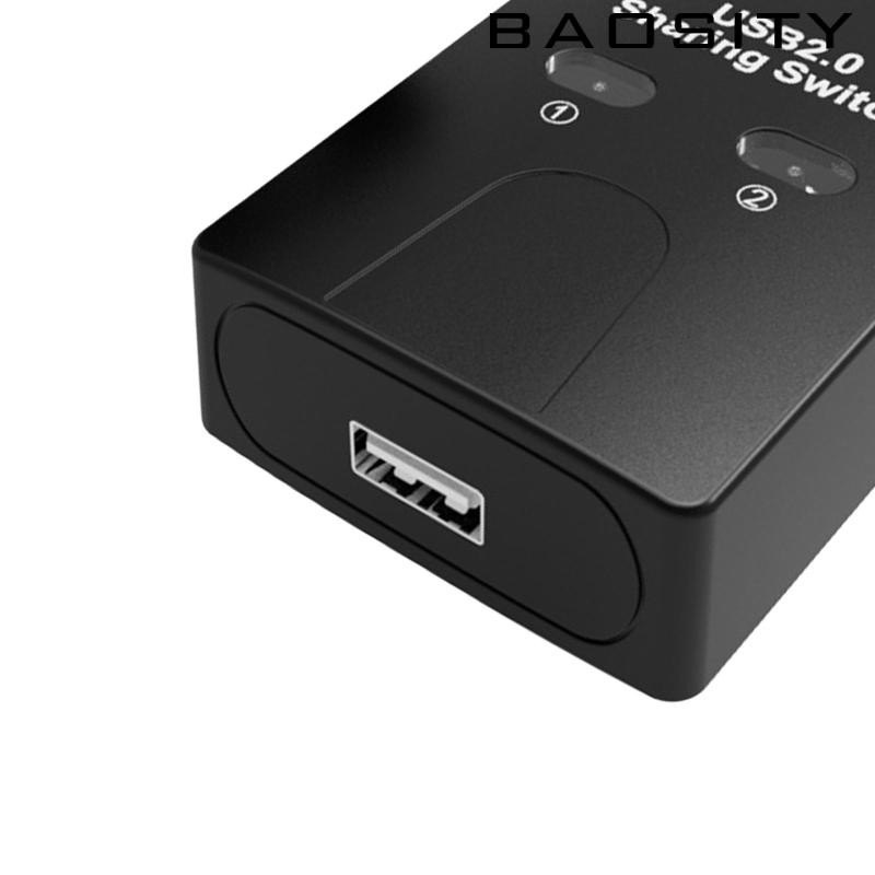 [Baosity] Printer Sharing Switch Selector 2 in 1 Share 2 คอมพิวเตอร์พร้อมสวิตช์ปุ่ม Plug and Play Switcher สําหรับคีย์บอร์ดพีซี ราคา ถูกที่สุด ดีลบีเคเค แกลเลอรีภาพที่ 7
