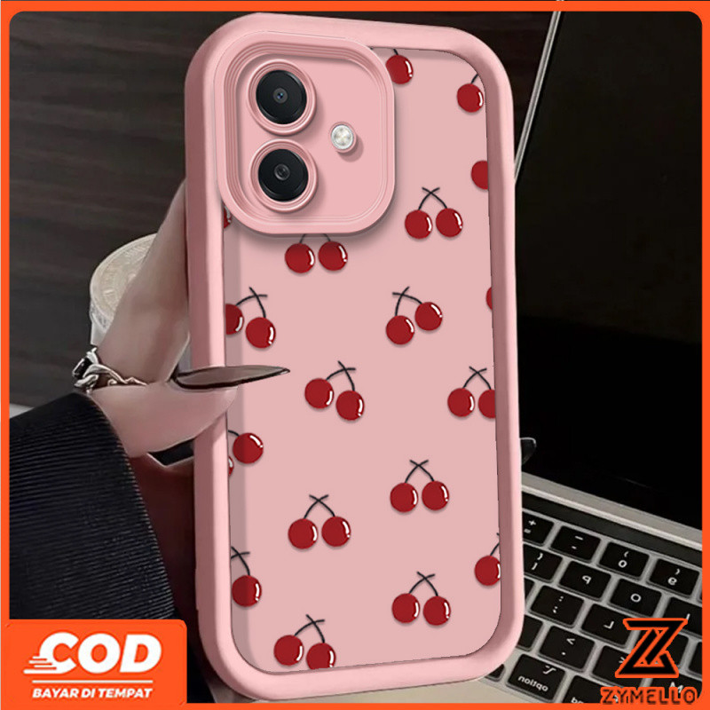 สําหรับ OPPO Reno 13F 5G Reno12 F Reno 12 Reno12 Pro Reno11 F Reno 11 Reno 10 Reno 8T 5G Reno 8T 4G Reno 8Z Reno7 Reno8 Reno4 Reno5 Simple Cherry Apple กันกระแทก TPU โทรศัพท์ Cas