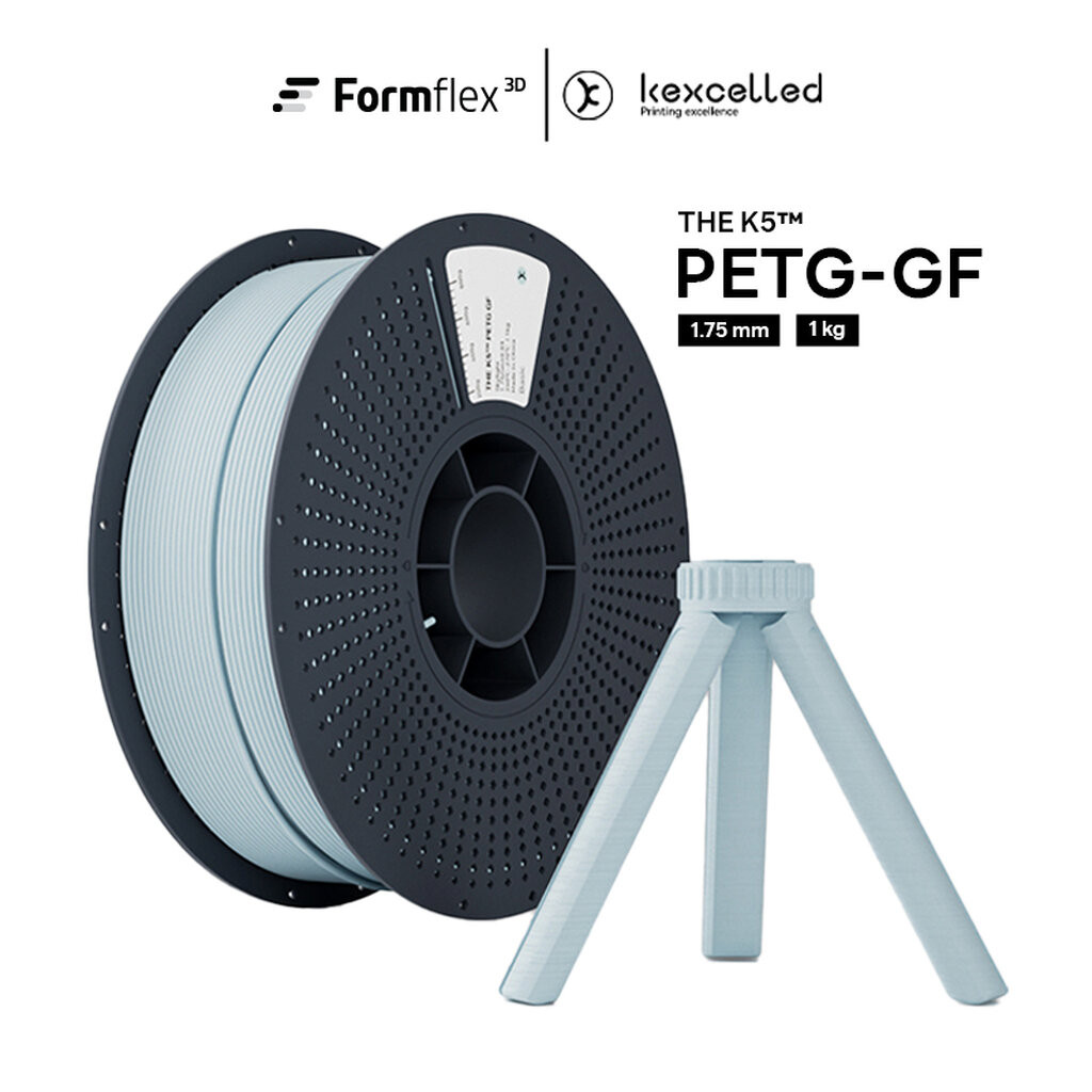 เส้นพลาสติก Filament Kexcelled PETG-GF K5 ผสม Glass Fiber ผิวเรียบเนียน 1.75mm 1Kg