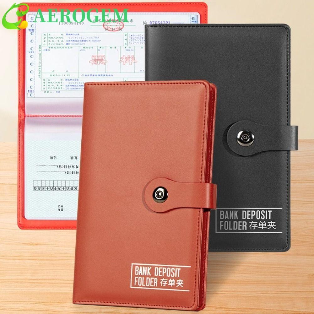 Aerogem Budget Bill Organizers, Easy and Fun Multi Pockets Cash Envelopes Binder, ทนทานซองเงินสดกันน