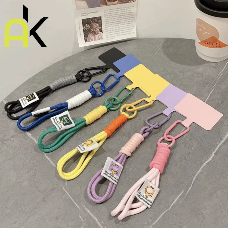 AK สายคล้องโทรศัพท์มือถือ สายคล้องโทรศัพท์มือถือแบบสั้นแฟชั่น สายคล้องโทรศัพท์มือถือแบบสร้างสรรค์