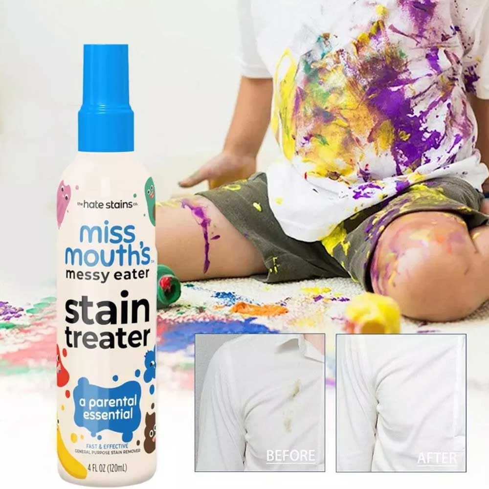 GENUINE HATE STAINS Miss Mouth's Messy Eater Stain Remover for Clothes