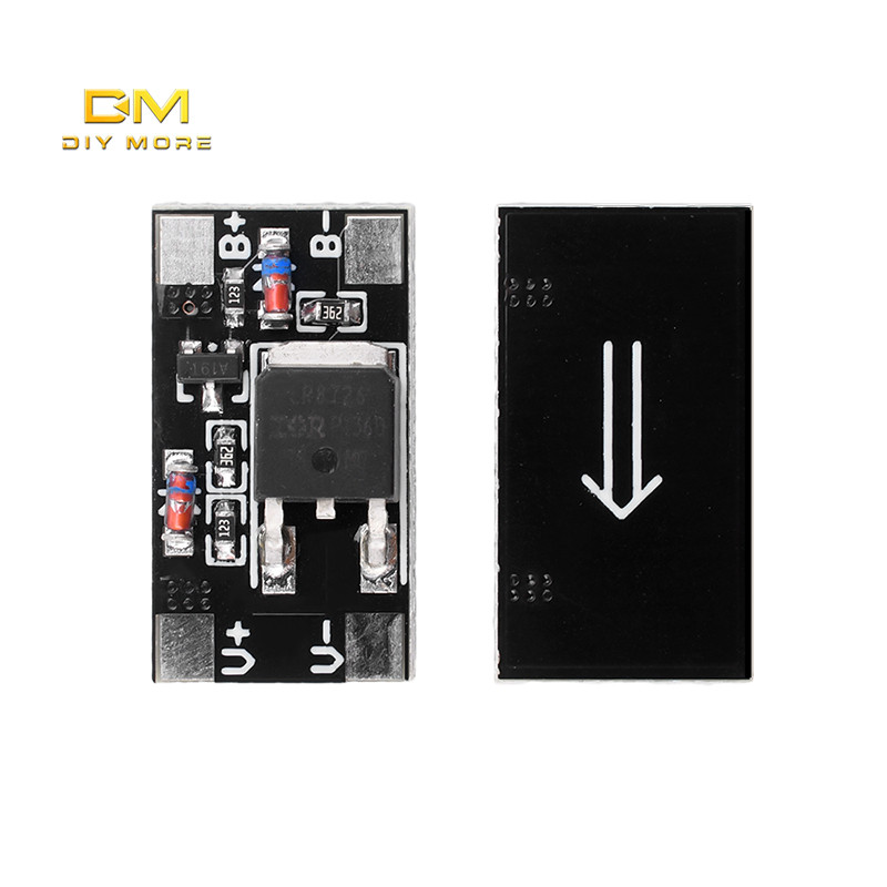 Diymore แบตเตอรี่ Capacitor บวกและลบย้อนกลับการเชื่อมต่อป้องกัน Anti-reverse การเชื่อมต่อโมดูล 3V-28V 12A Anti-Fault การเชื่อมต่อ
