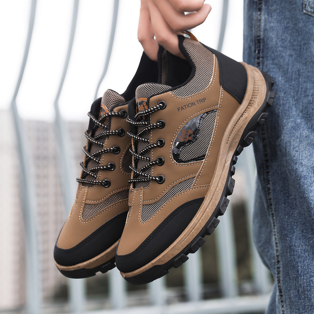 รองเท้าเดินป่ากลางแจ้ง พื้นกันลื่น พื้นนุ่ม สวมใส่สบาย ระบายอากาศได้ดี ไซส์ 39-46 - รูปที่ 6