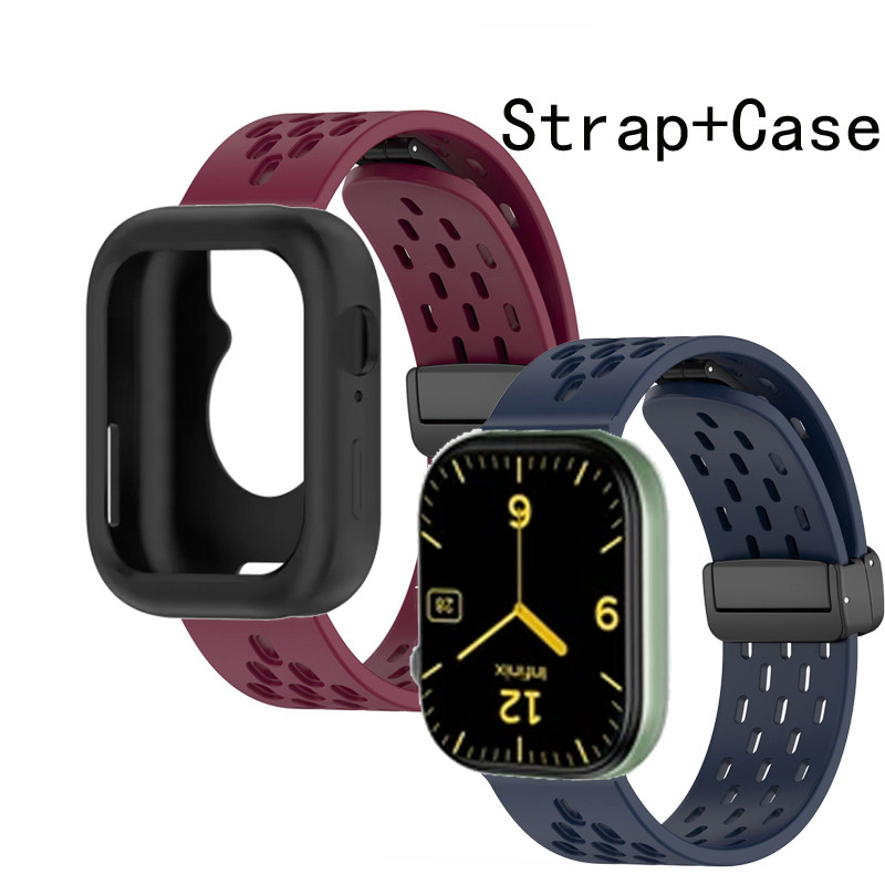 เคส Infinix XWatch H4 Case สายนาฬิกาป้องกันหน้าจอฝาครอบอุปกรณ์เสริมสําหรับ Infinix XWatch H4 สายรัดข