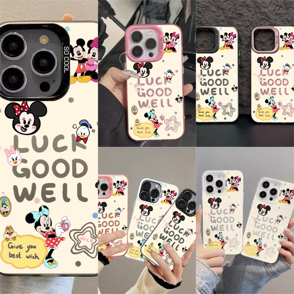 เคสกันกระแทกไอโฟน ลายมิกกี้ For IP11-16 ธรรมดา IP1-16 Pro/Pro max เคสไอโฟนทุกรุ่น #0601665