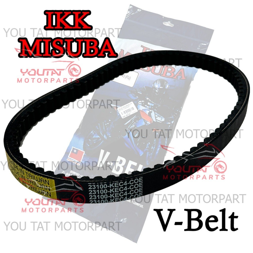 IKK MISUBA TAIWAN STANDARD V-BELT TIMING BELT KARISMA V2 KARI FI V3 JET X-150 ICON SPACY