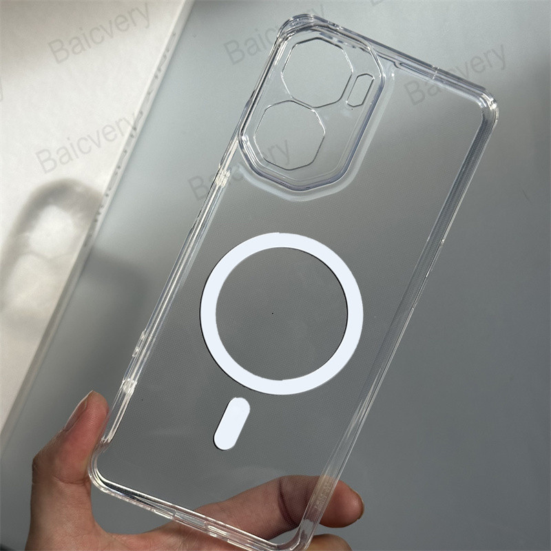 สําหรับ ZTE Nubia Neo 3 5G Z2464N Neo 3 GT 5G Z2465N Soft TPU ซิลิโคนฝาครอบป้องกันสติกเกอร์แม่เหล็ก