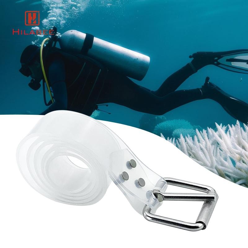 HILABEE เข็มขัดถ่วงน้ําหนักดําน้ํา Freediving Weight Belt สําหรับกีฬาใต้น้ํา Spearfishing