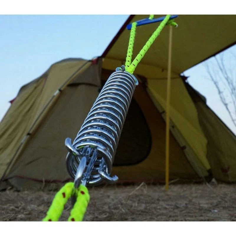 สปริงกันกระชากสำหรับรั้งเชือกเต็นท์ Tent Spring Buckle thumbnail 3