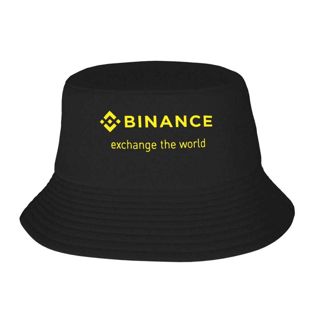 Binance Exchange The World หมวกชาวประมงหมวกถัง