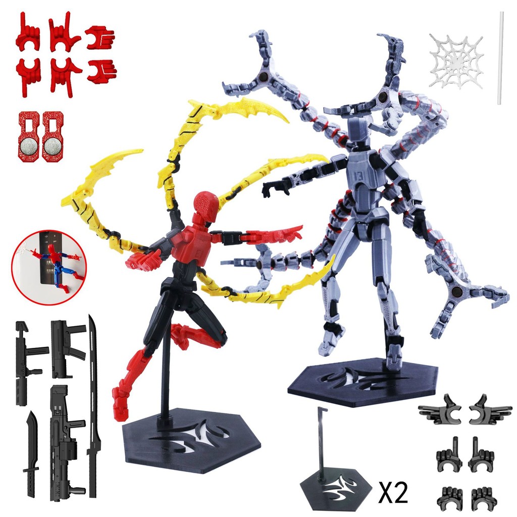 Spiderman VS Doctor Octopus Lucky 13 Action Figure Dummy