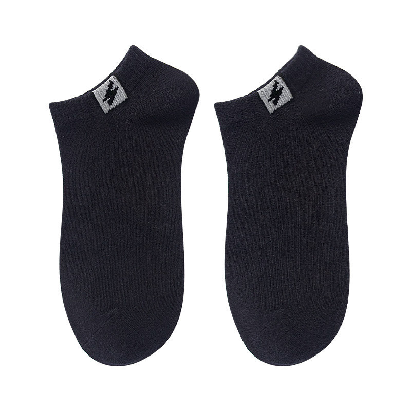 ส่งจากกรุงเทพฯ| แฟชั่นเด็กถุงเท้าข้อเท้าสีทึบสบายสีดําสีขาวสีเทาถุงเท้าสั้นสําหรับเด็กผู้หญิง1-8ย - รูปที่ 5